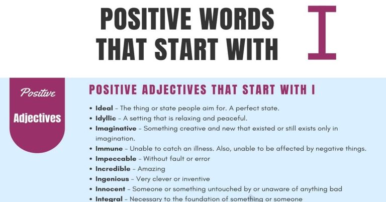 Falling In-Love With These 8 Positive I-Words