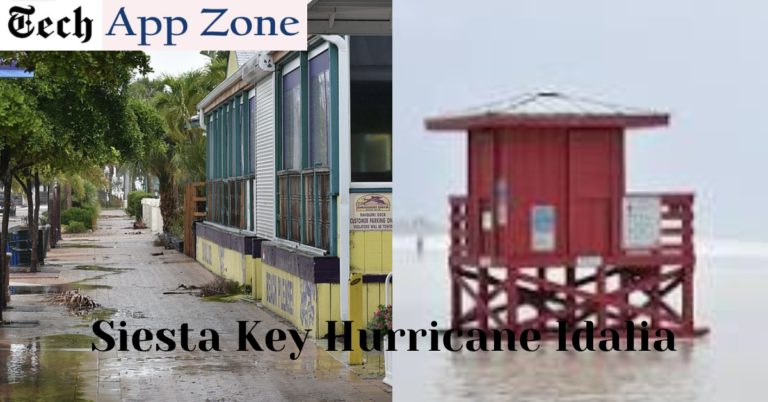 How did Siesta Key Hurricane Idalia impact area beaches?