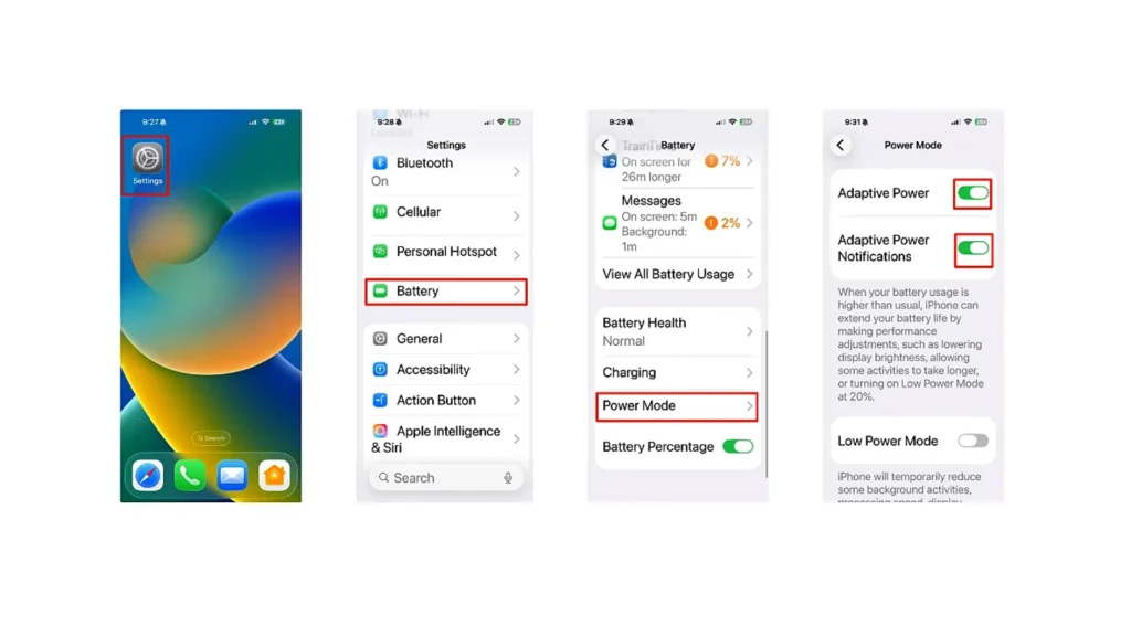 How to Enable Adaptive Power